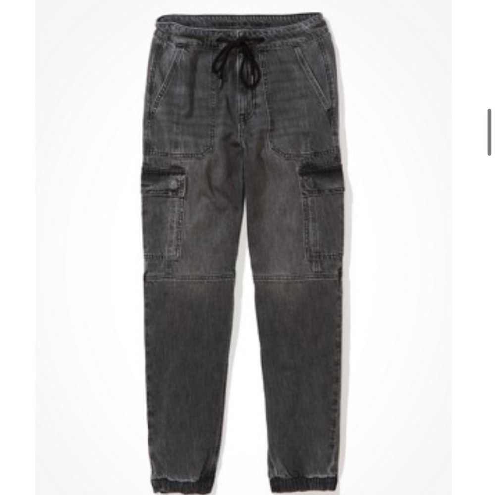AE Super High-Waisted Denim Jogger
